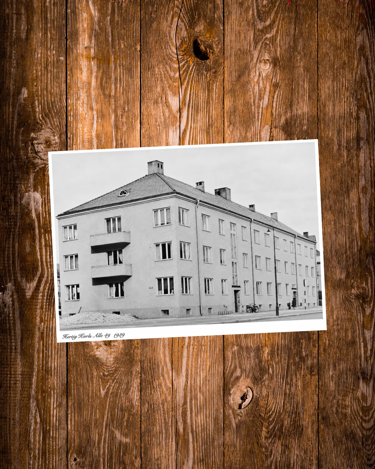 Hertig Karls allé 49 strax efter färdigställandet 1939